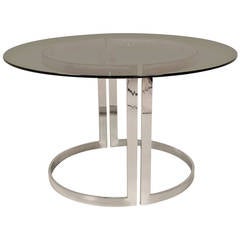 Stylish Mid-Century Modern Dining Table by Cidue, Italy, 1970s