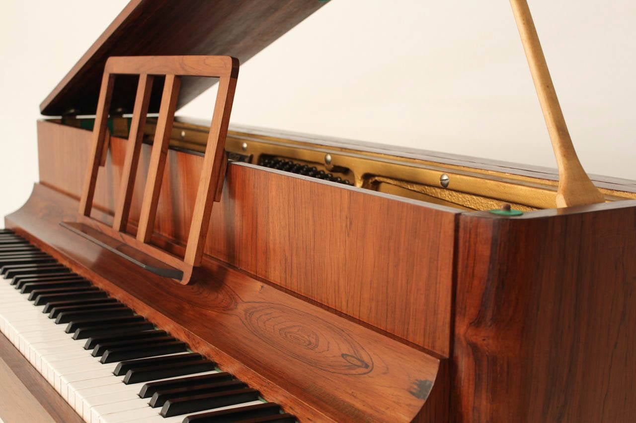 Danish Stylish Mid-Century Modern Piano by Brodrene Caspersen Denmark