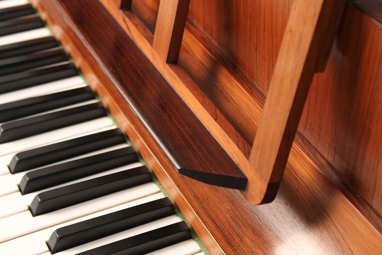 Mid-20th Century Stylish Mid-Century Modern Piano by Brodrene Caspersen Denmark