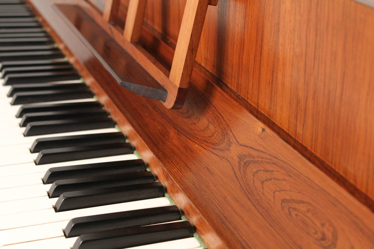 Stylish Mid-Century Modern Piano by Brodrene Caspersen Denmark 1
