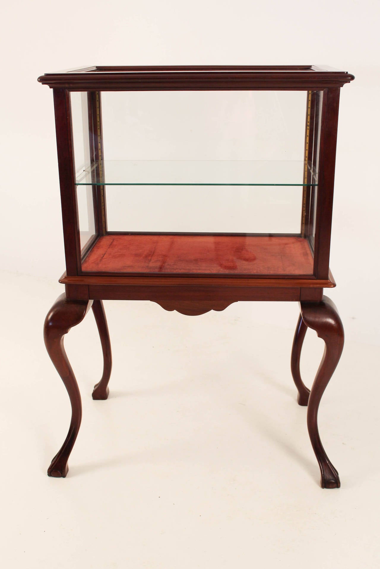 Georgian Style Display Cabinet on Stand, circa 1900 In Good Condition In Amsterdam, NL