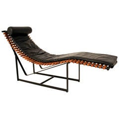 Funky Mid-Century Modern Chaise Longue, 1970s