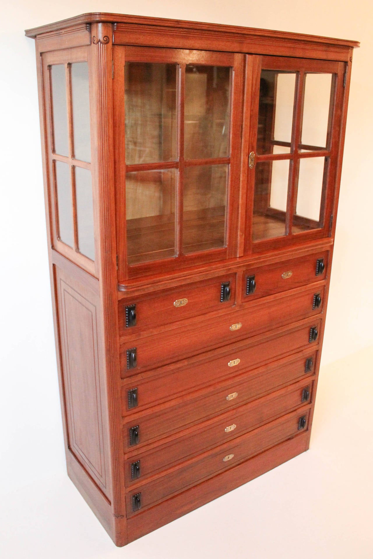 Early 20th Century Rare and important Art Deco Display Cabinet by Jac van den Bosch