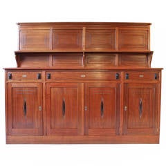 Rare and Important Art Deco Sideboard by Jac van den Bosch for 't Binnenhuis