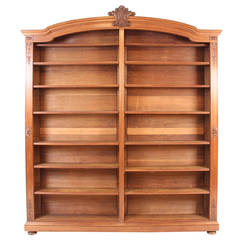 Large Neo Louis XV open bookcase by H.P. Mutters The Haque