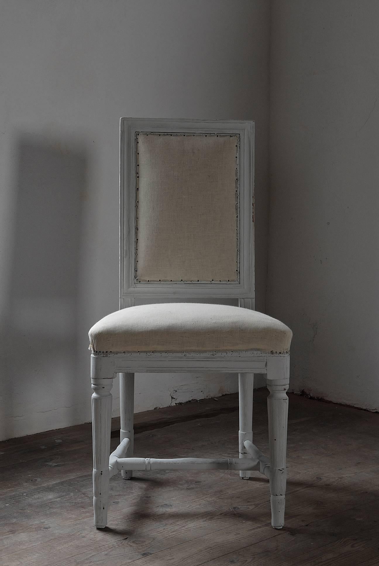 Set of Four Period Gustavian Dining Chairs 3