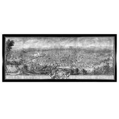 Ex-Chatsworth House, Monumental, 9 Foot Long, 1765 View of Rome, Etching by Vasi