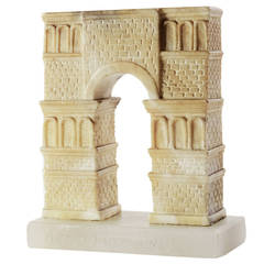 Grand Tour Alabaster Architectural Model, Arch of Janus, Rome, circa 1880