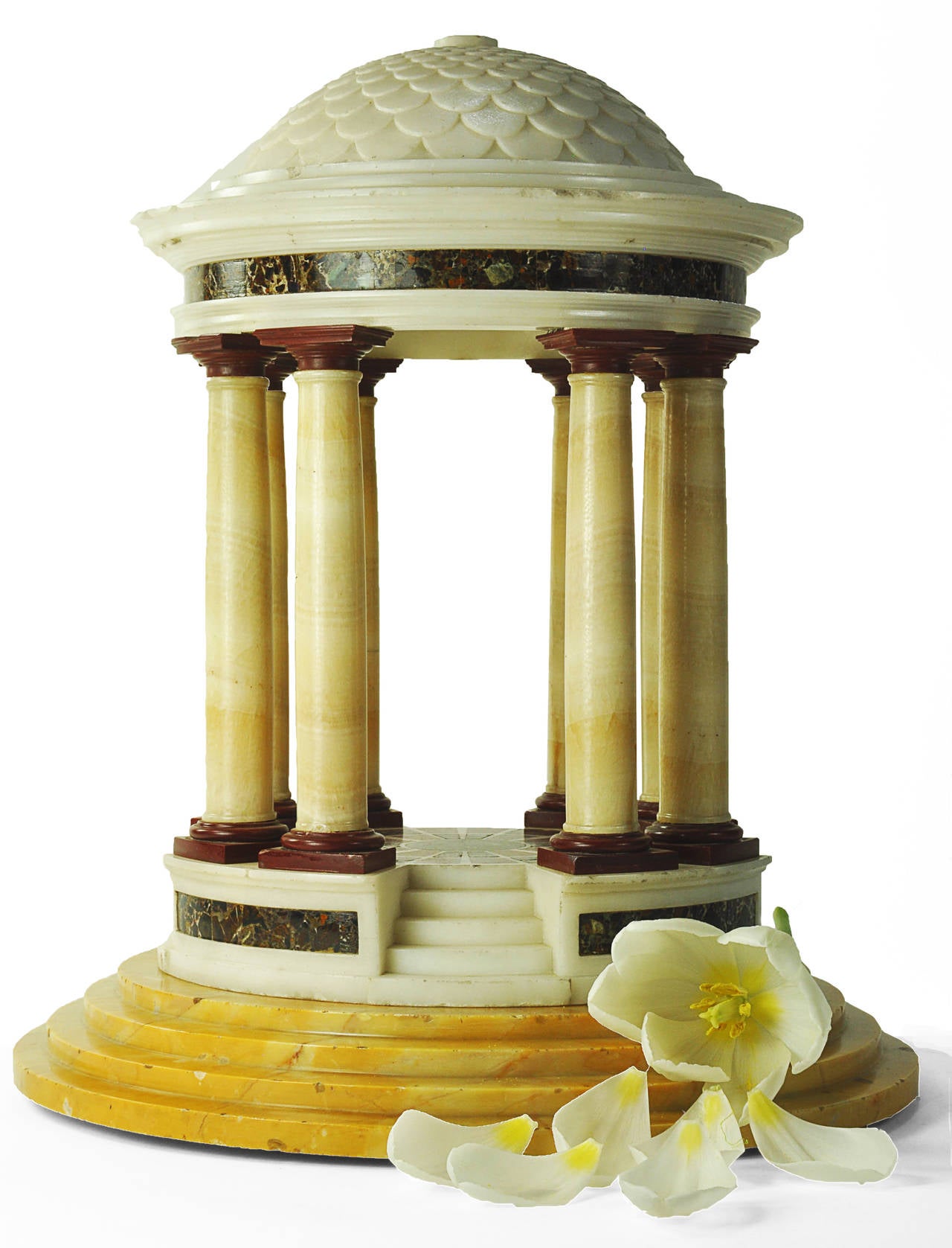 Sumptuous, ca. 1800 Marble Temple, circle of Valadier, Rome