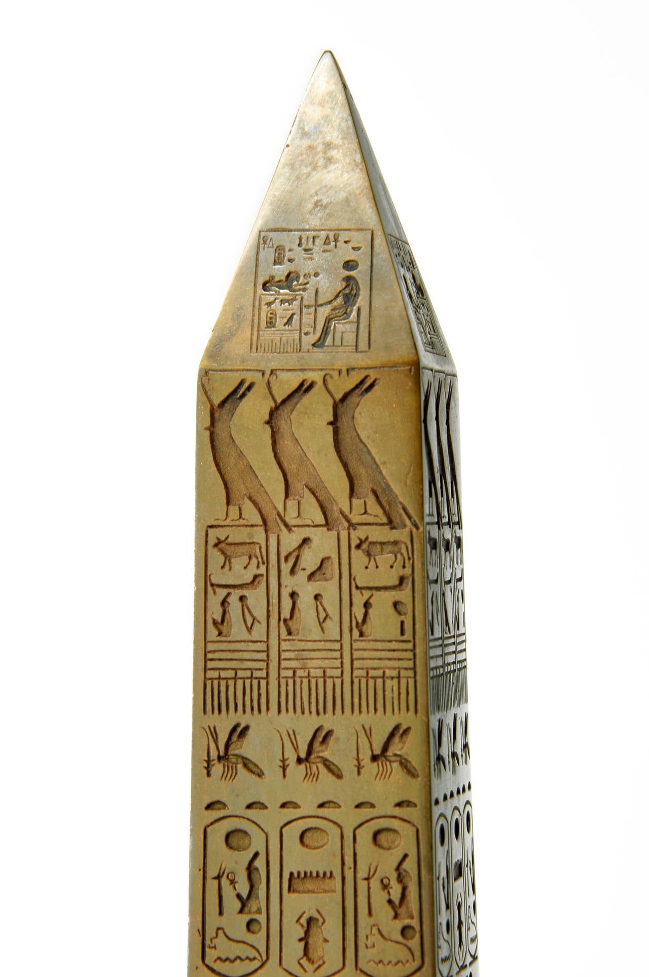 American Impressive Bronze Model of Cleopatra's Needle in New York by Tiffany & Co.