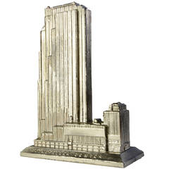 Scarce Art Deco Souvenir Architectural Model of the RCA Building, New York