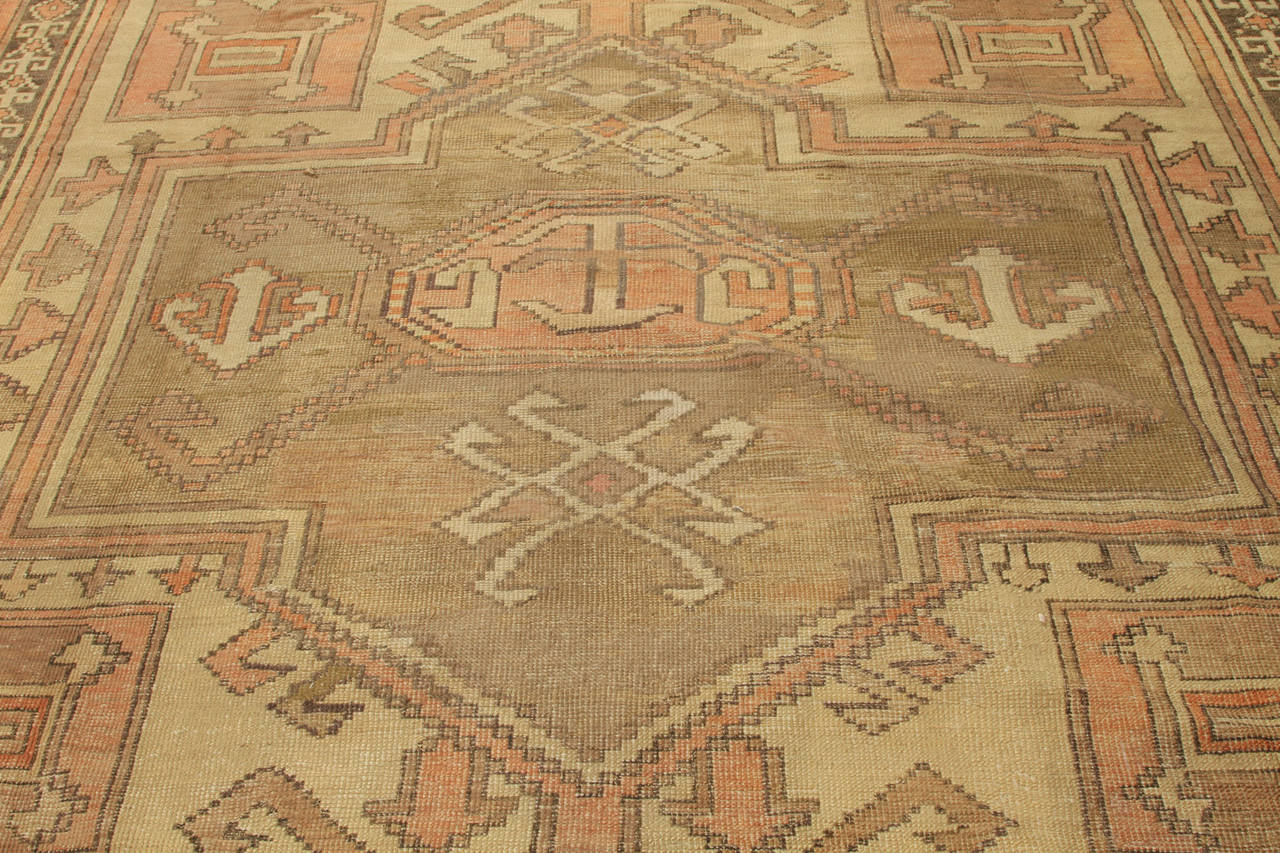 Antique Gordes Turkish Rug