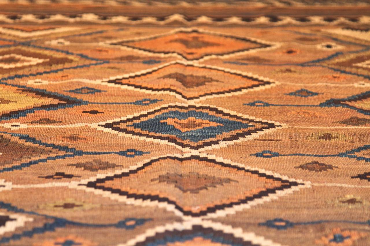 Antique Kilim Qashqai Rug For Sale at 1stDibs