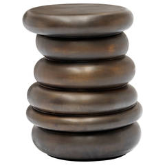 Bronze Side Table ‘Eternity’ by Mattia Bonetti