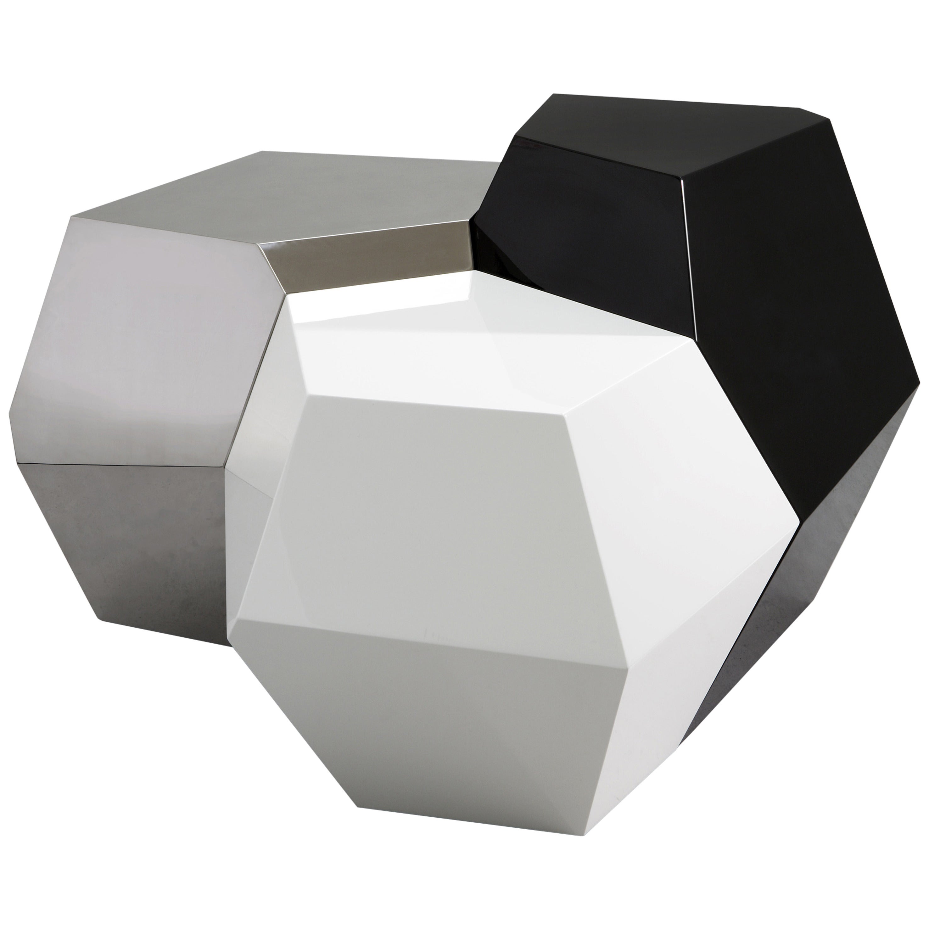 Set of Side Tables 'Polyhedral' by Mattia Bonetti For Sale