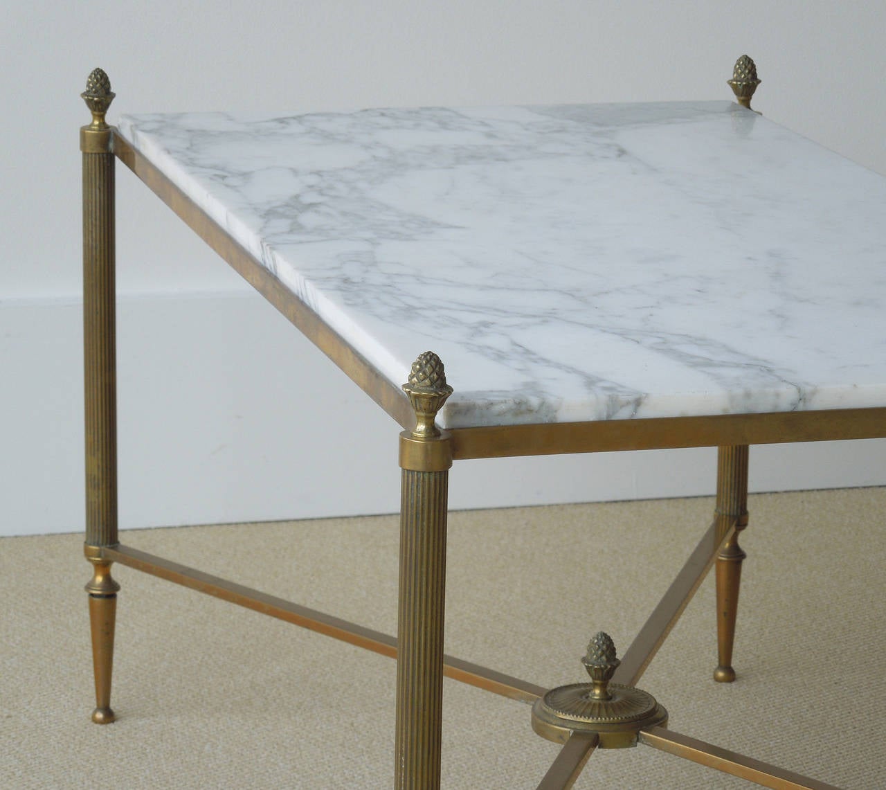 Brass Maison Jansen French Coffee Table