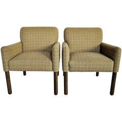 Mid Century Italian Arm Chairs by Cassina 8