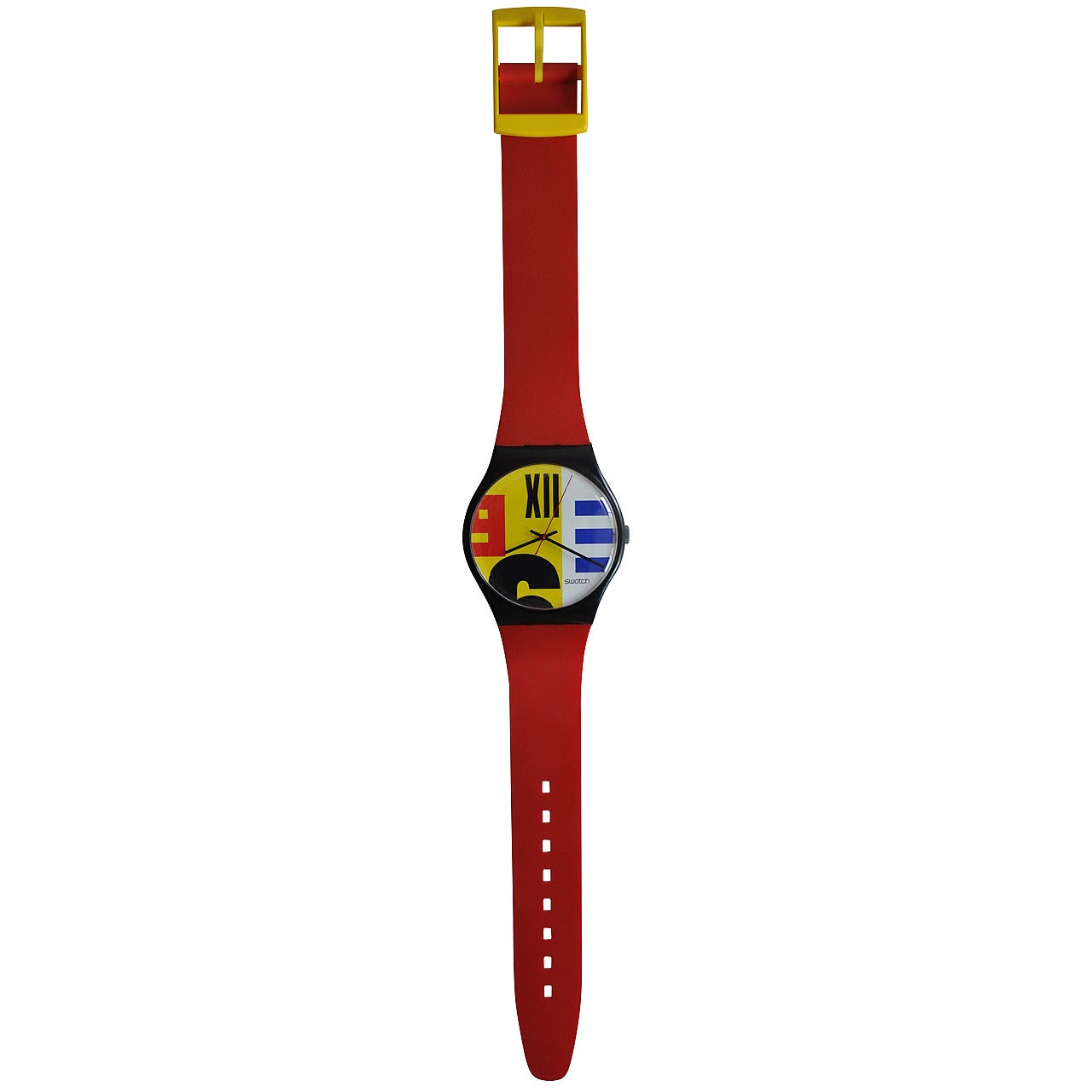 Massive 1980s Swatch Watch Pop Art Wall Clock