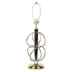 Mid-Century Modern Sculptural "Atom" Chrome and Brass Table Lamp, Circa 1970s