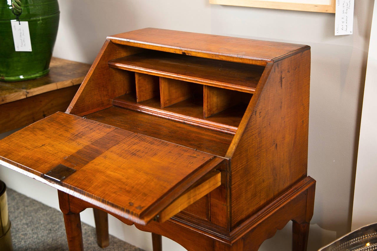 Maple 19th Century Petite Slant Front Desk