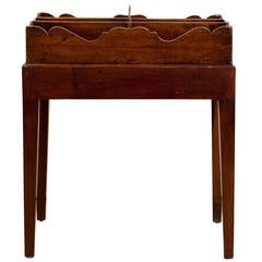 19th Century English Mahogany Cutlery Tray on Stand 11