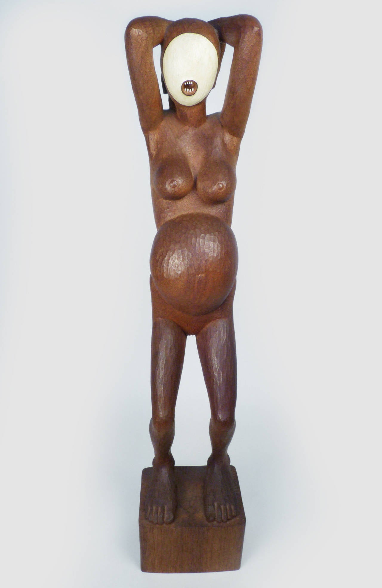 North American Bob Haozous, Untitled Female Form Sculpture, circa 1975