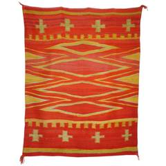 Navajo Transitional Textile, circa 1890