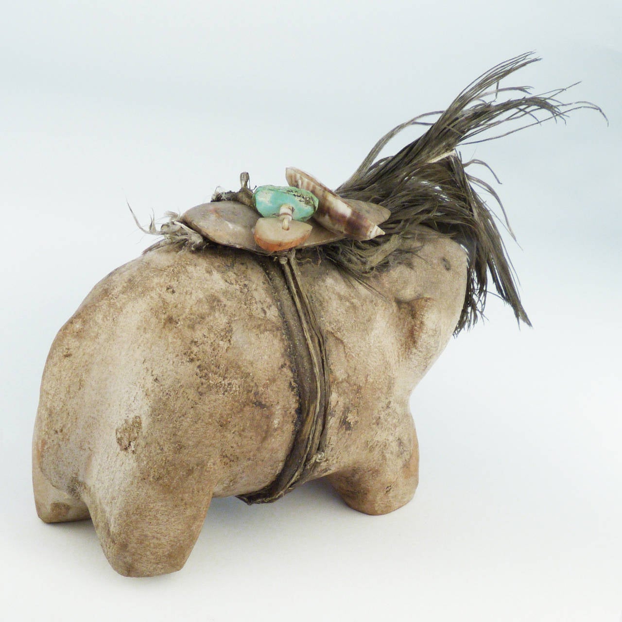 Native American Vintage Zuni Bear Fetish by Teddy Weahkee