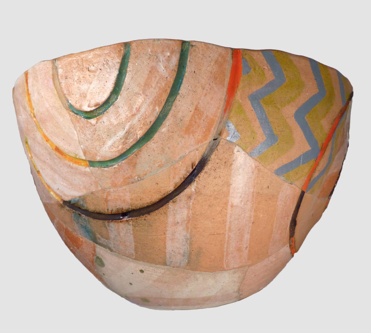 Organic Modern Pottery Sherd Bowl