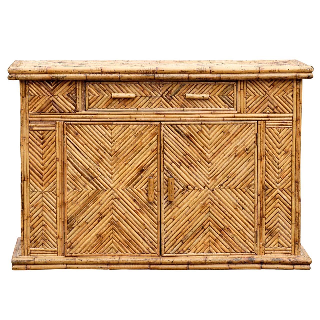 Marvellous Vintage Bamboo or Buffet at 1stDibs bamboo buffet