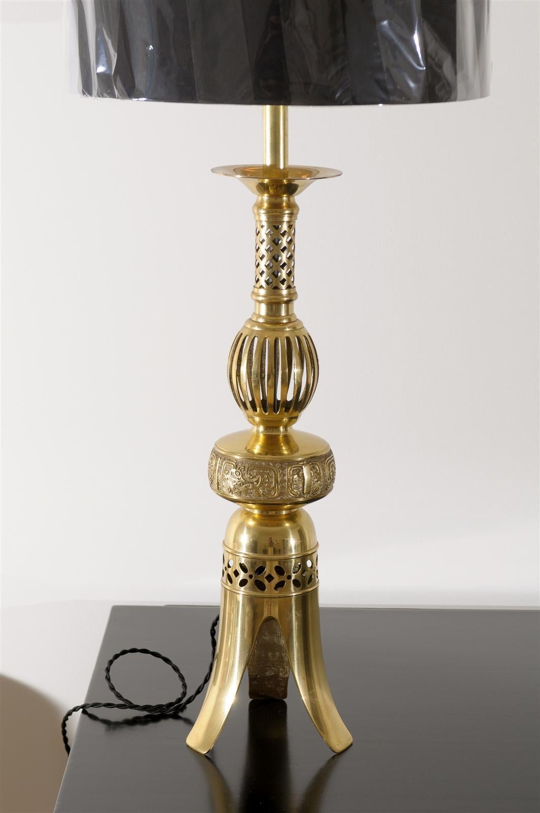 frederick cooper brass lamp