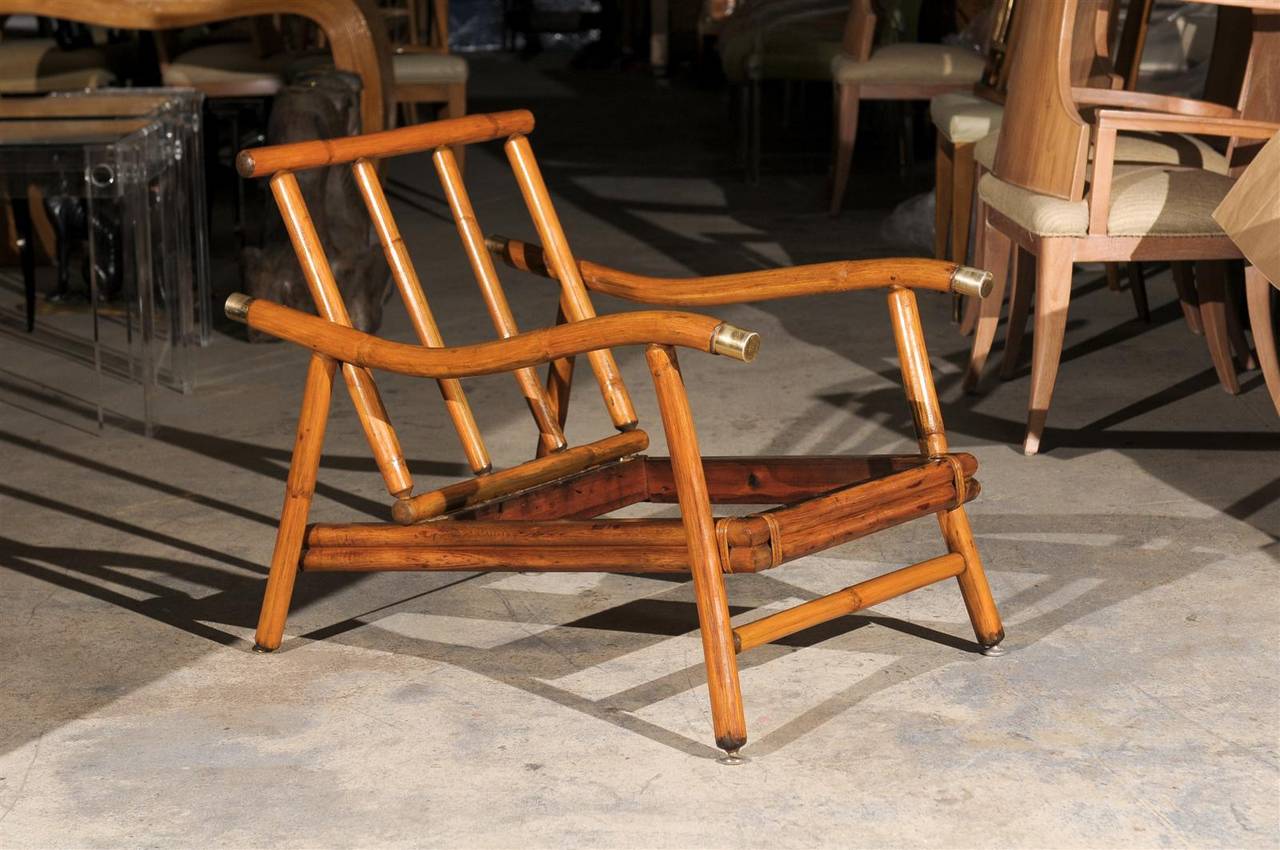 Pair of Campaign Loungers by John Wisner