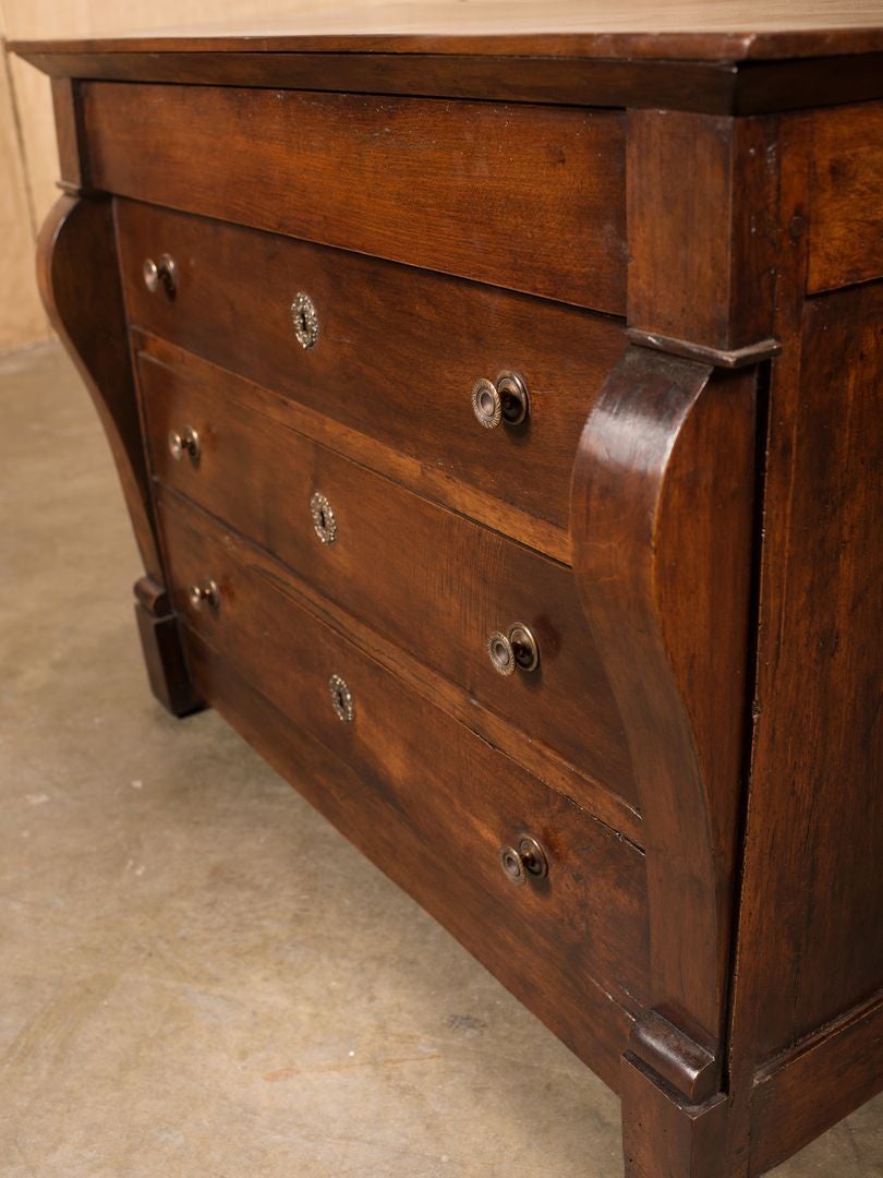 Bronze French Restauration Period Four-Drawer Commode