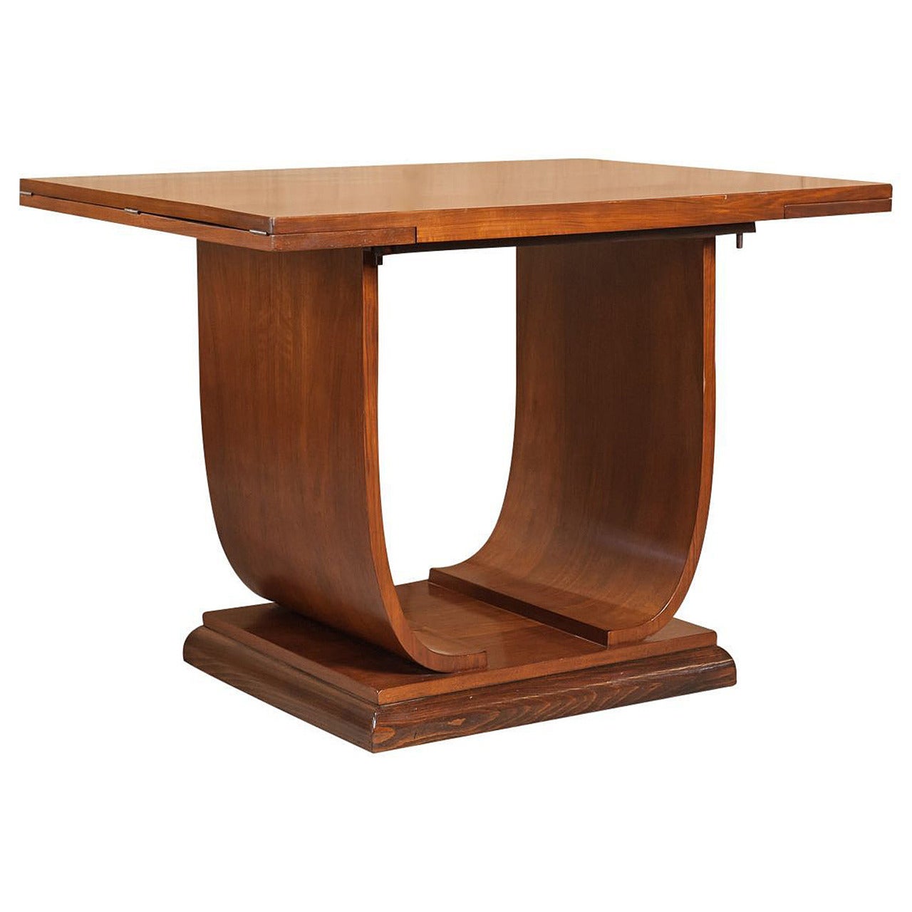 French Art Deco Flip-Top Console Table