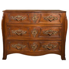 French Louis XV Period Commode Galbée