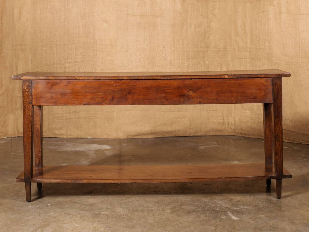 Rustic French Country Sofa Table In Excellent Condition In Birmingham, AL