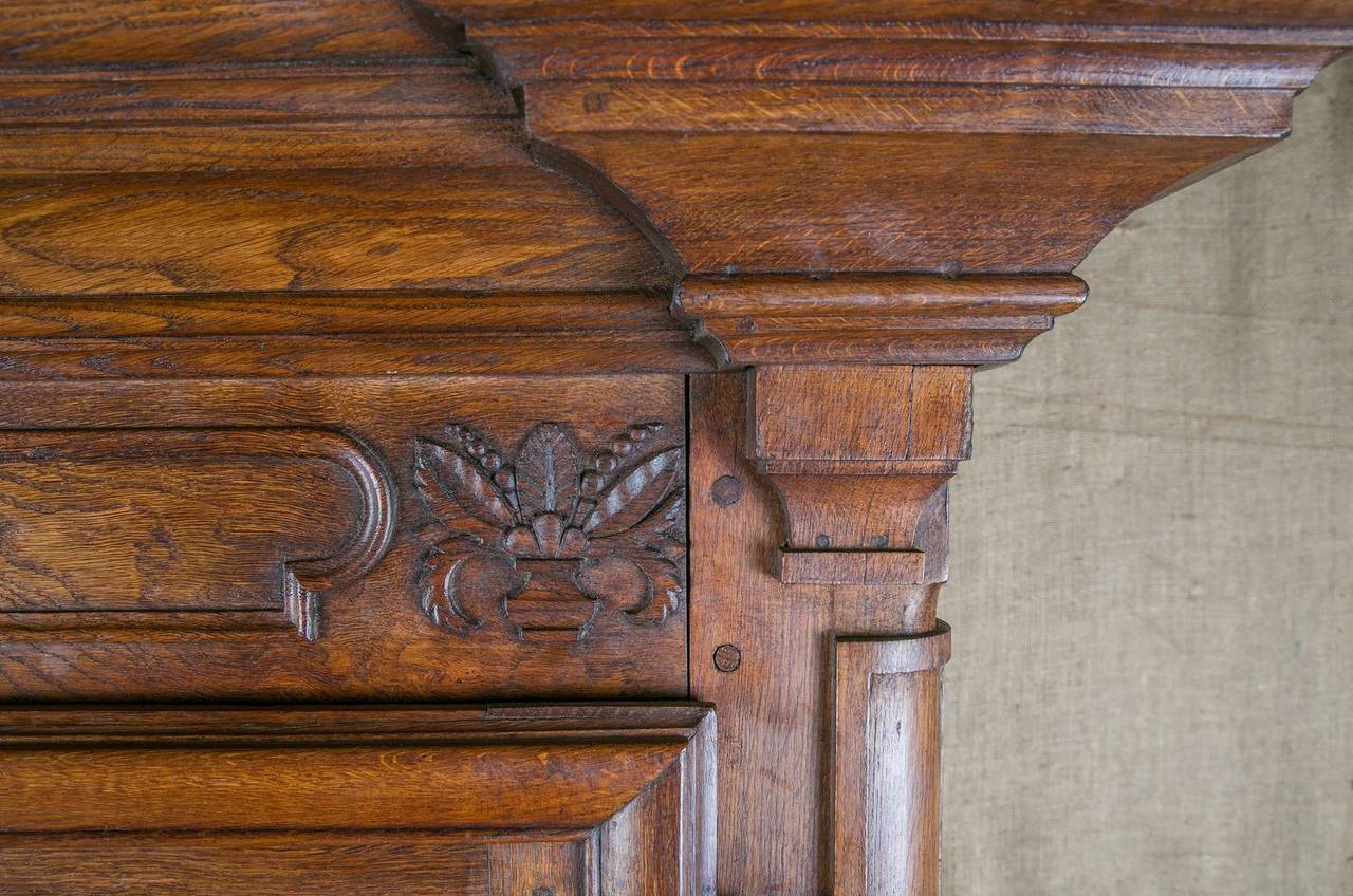 Early 19th Century Antique Country French Armoire from Saint-Malo