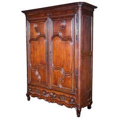 Louis XV Period Armoire with Secret Drawer
