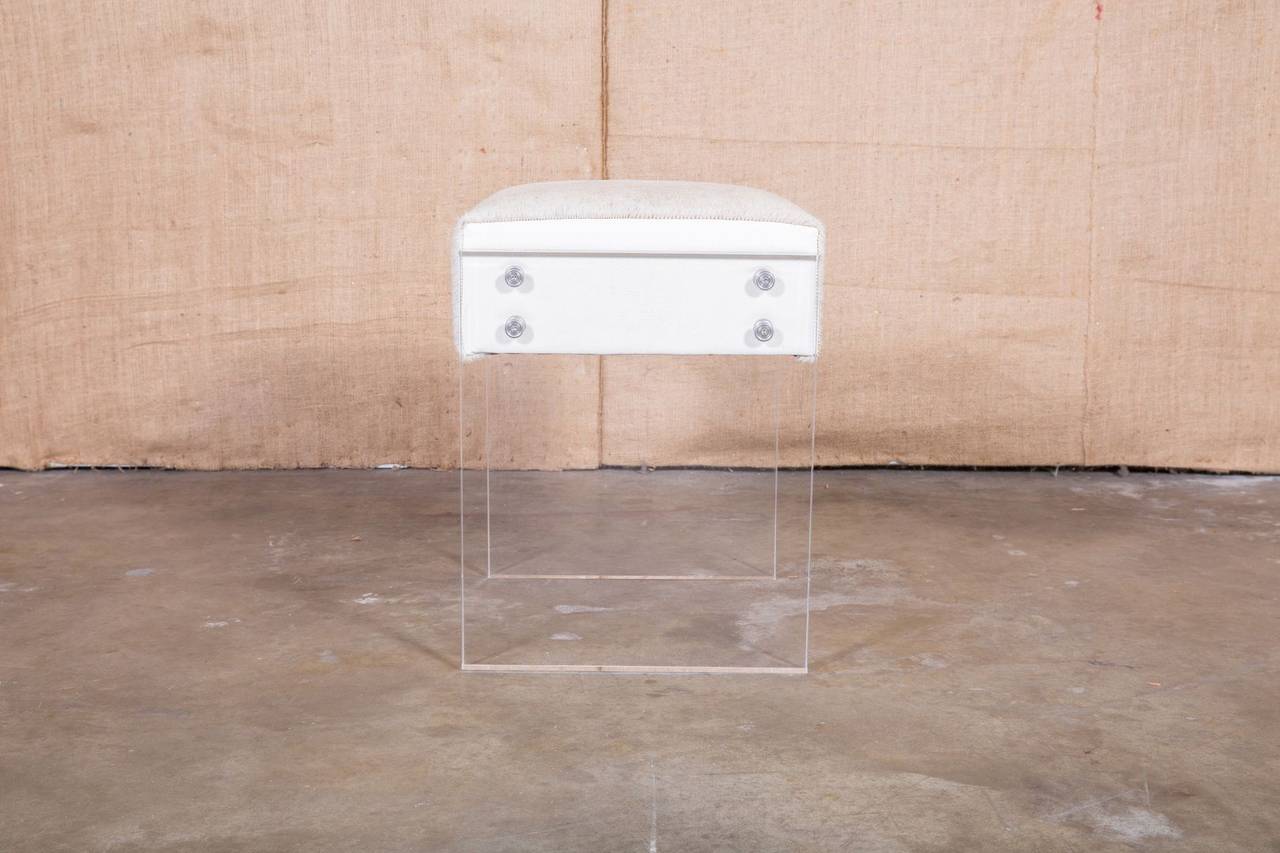 lucite stool