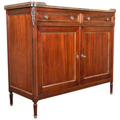 French Louis XVI Style Marble-Top Buffet