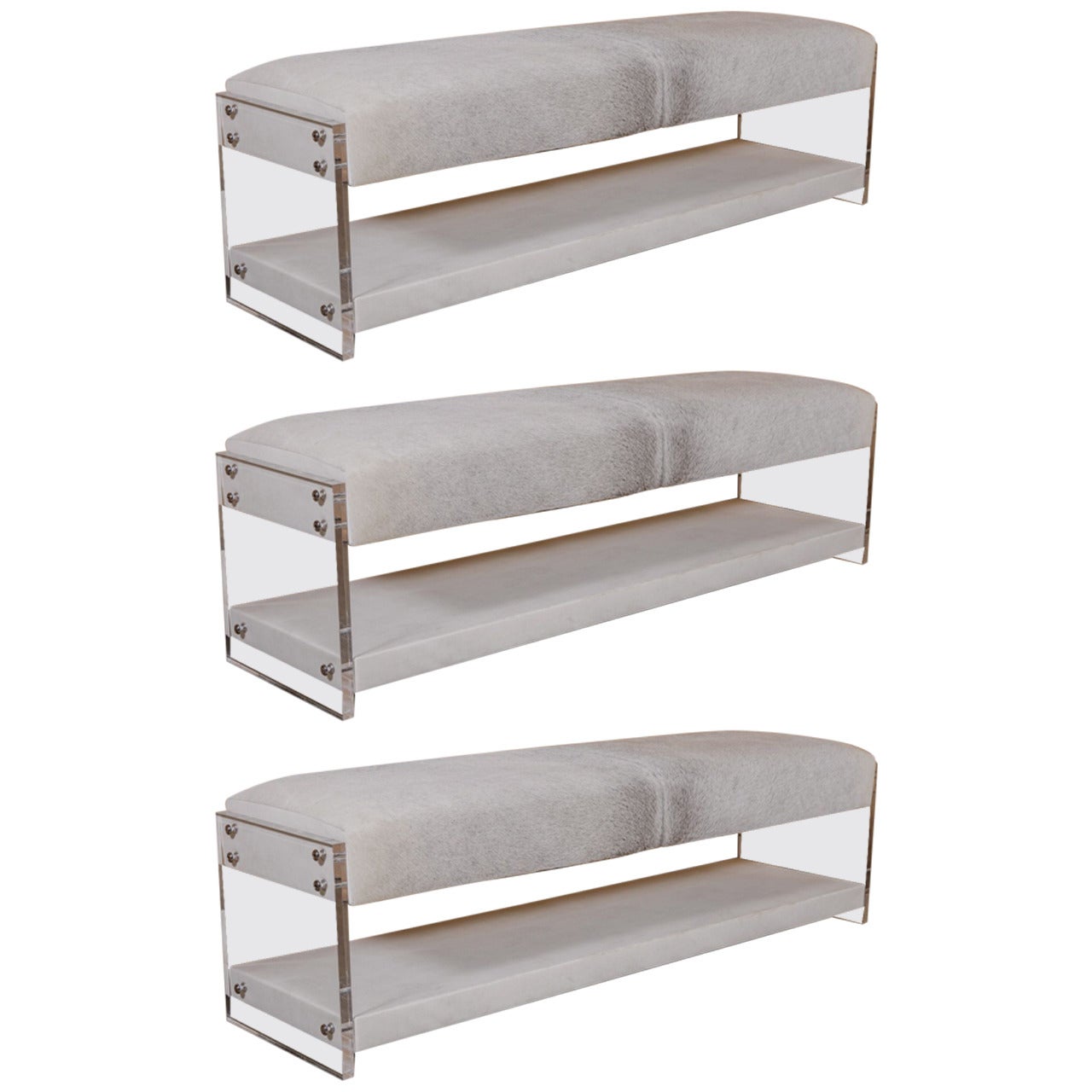 Yves Lucite Benches