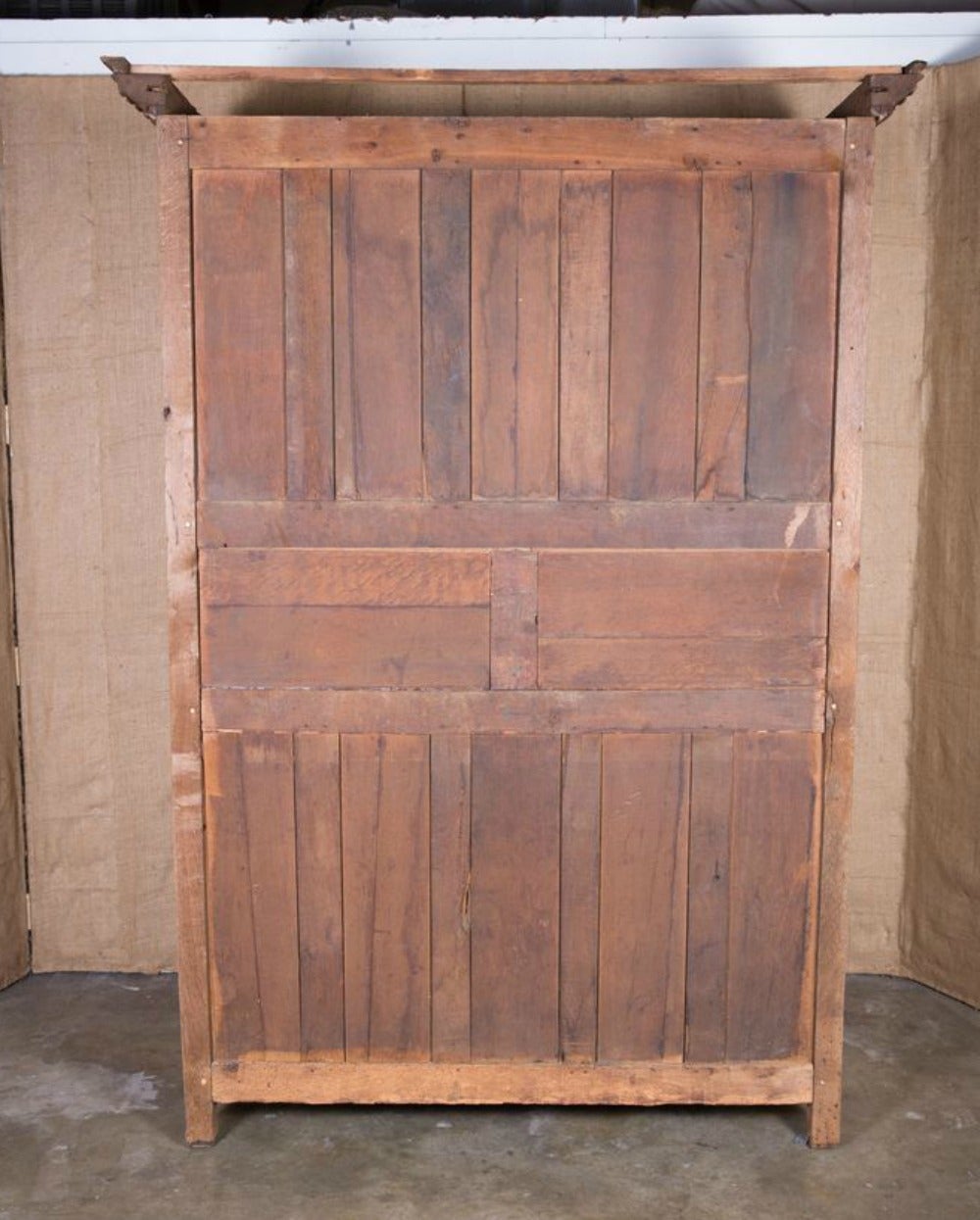 Late 18th Century Louis XIV Style Washed Oak Armoire 6