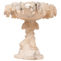 19th Century Italian Alabaster Tazza