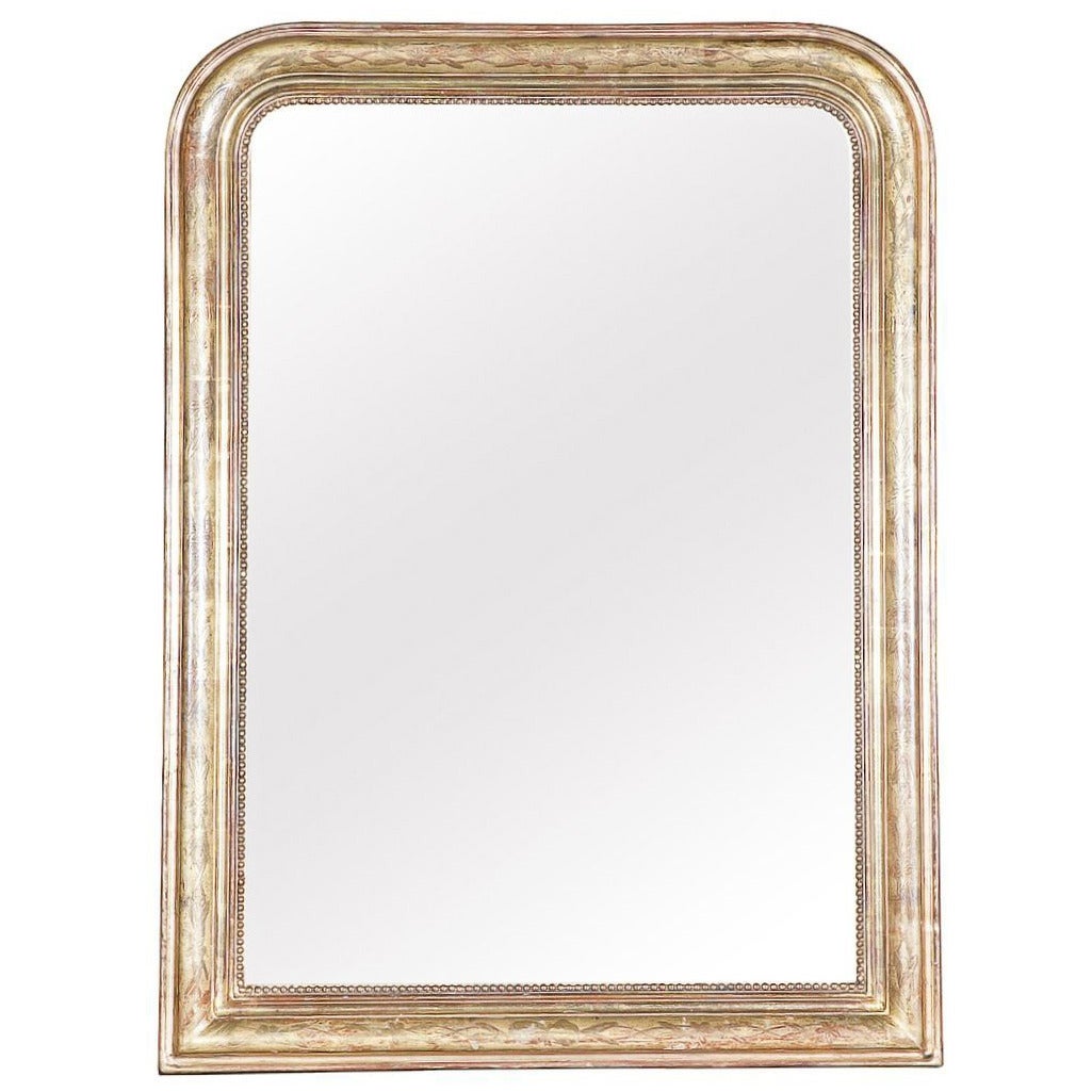 French Louis Philippe Period Giltwood Mirror