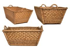 Antique Handwoven Country French Baskets