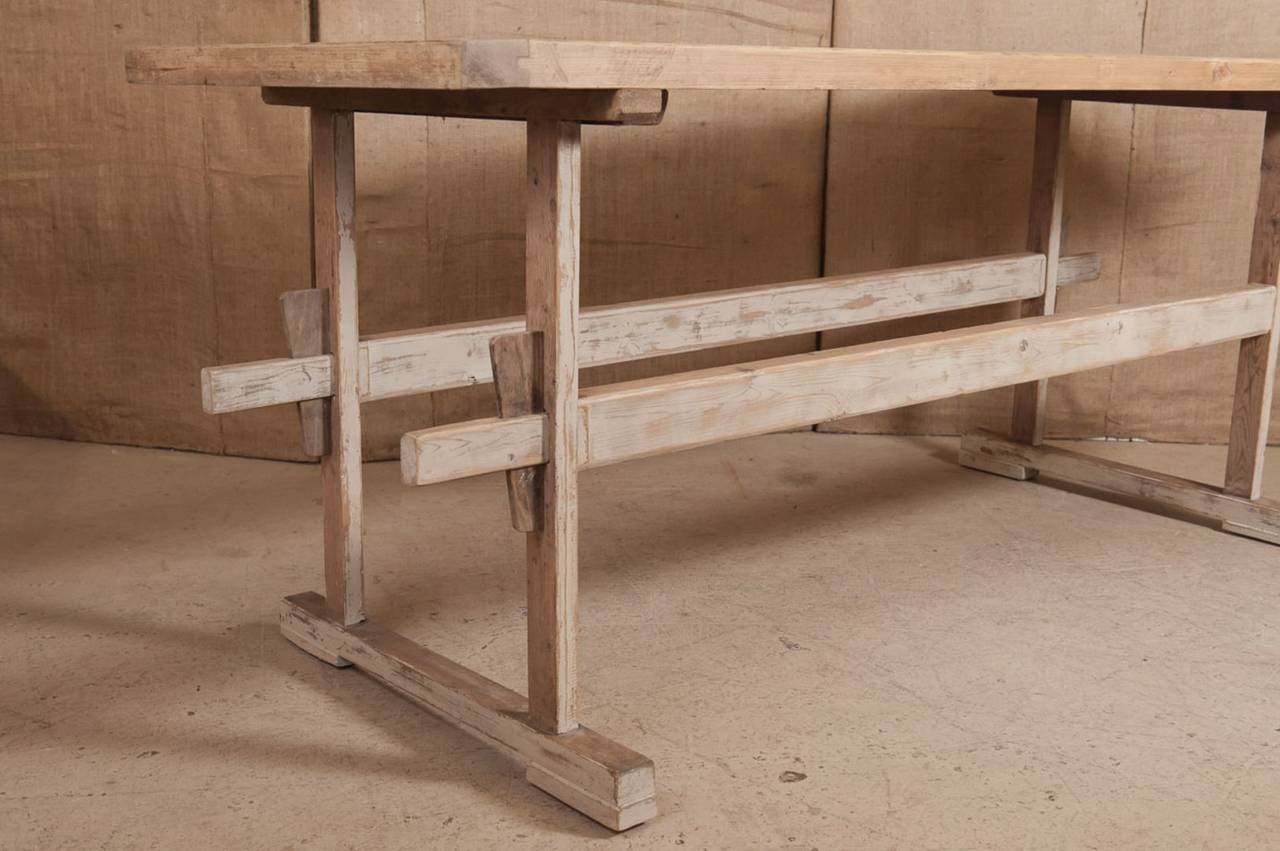 Country French Pine Cheese Table 4