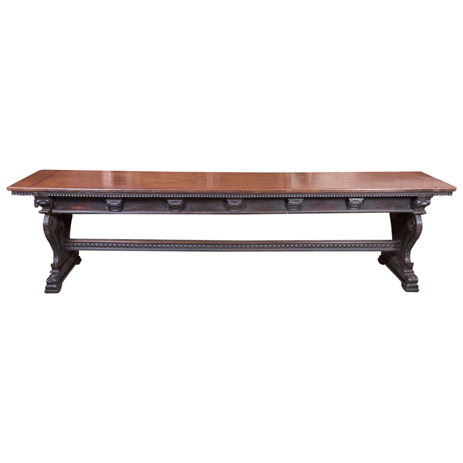 Grand 18th Century Renaissance Style Center Table or Console