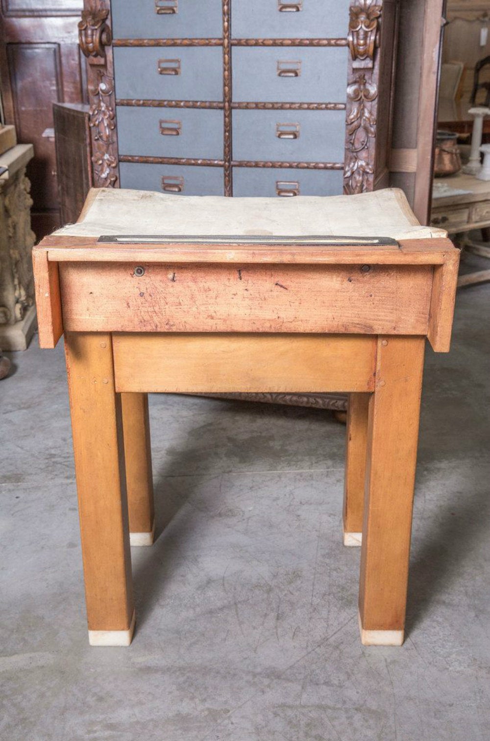 Mid-20th Century French Butcher Block
