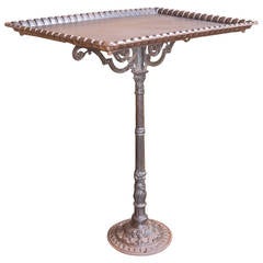 Used Iron Dessert Table from La Flottille Restaurant