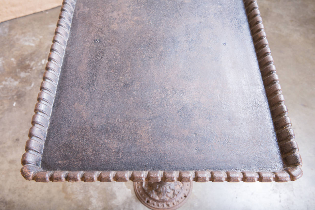 Iron Dessert Table from La Flottille Restaurant In Excellent Condition In Birmingham, AL